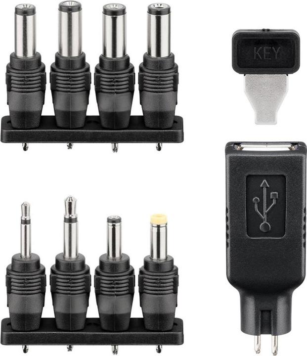 Produktbild Goobay 3 V - 12 V Universal-Netzteil 0.6 A