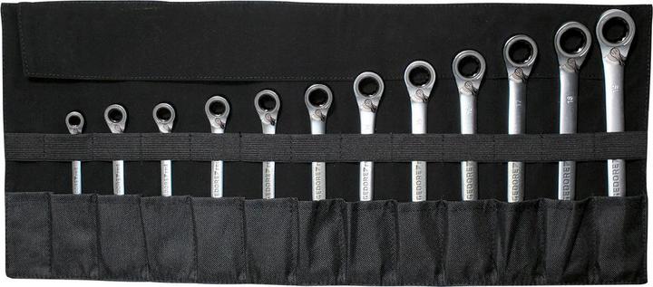 Produktbild Gedore Red red Werkzeug-Rolltasche für 12 Schlüssel, Mit Fach für Kleinteile, Ohne Bestückung, Schwarz (1 Teile)
