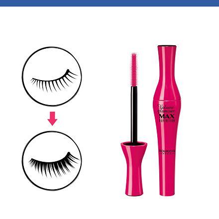 Actual product image Bourjois Glamour Max - Mascara For More Volume And Definition (51 Max Black)