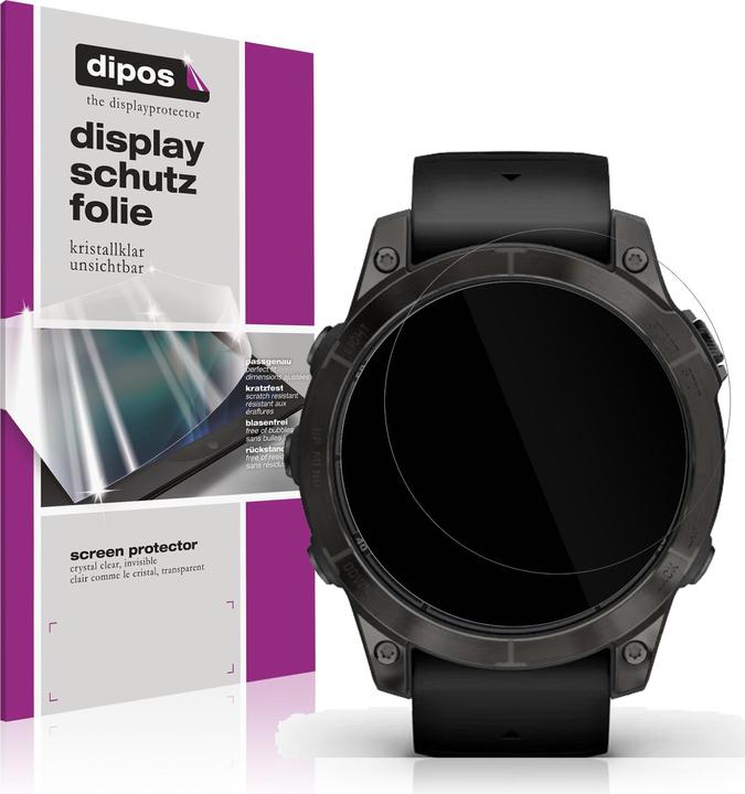 Image du produit Dipos Film de Protection d’écran Crystalclear pour Garmin Fenix 7 Pro 47mm