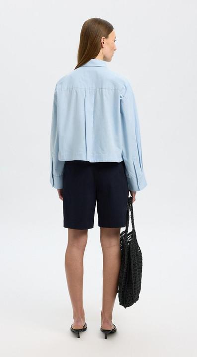 Actual product image Selected Femme Boxy Fit Crop-Bluse (42)