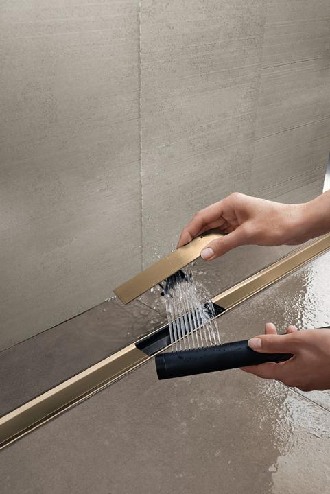 Produktbild Geberit Duschrinne CleanLine80, Edelstahl beschichtet/champagner, 300-900mm (900 mm)
