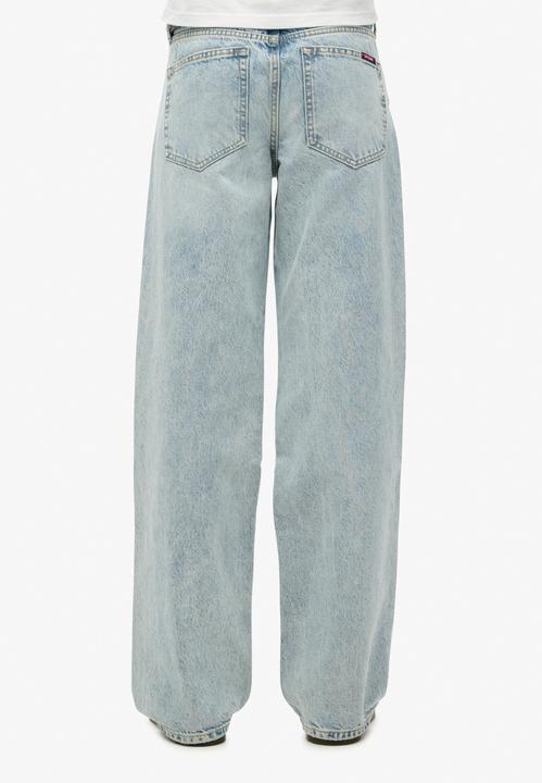 Actual product image Superdry Organic Cotton Mid Rise Wide Leg Jean (W28/L30)