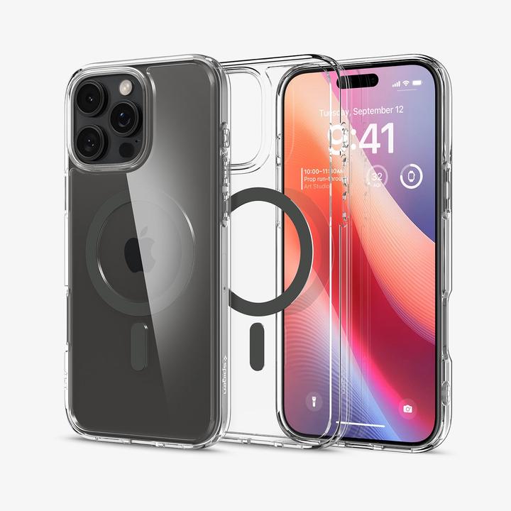 Produktbild Spigen Ultra Hybrid MAG iPhone 16 Pro Max MagSafe graphite ACS07999 (Apple iPhone 16 Pro Max)