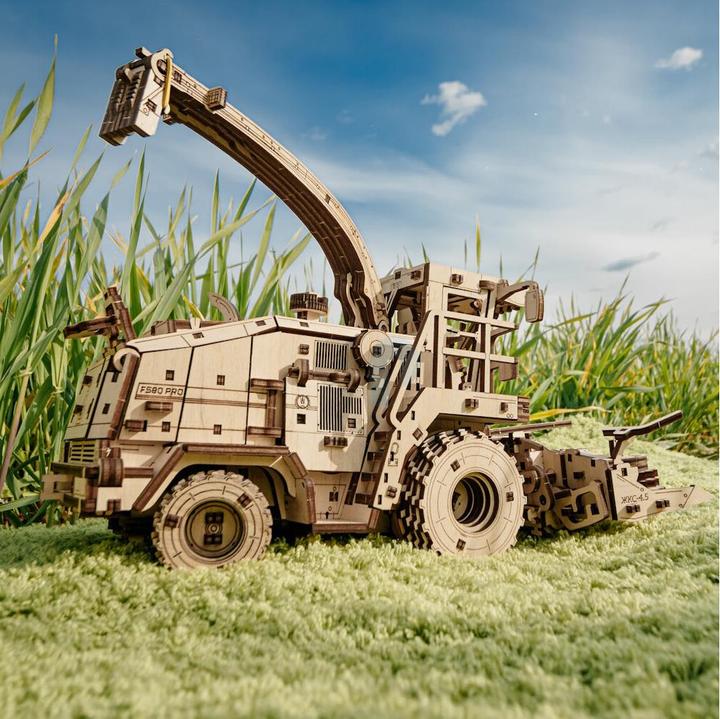 Image du produit Eco Wood Art Kit de maquette 3D en bois - Ensileuse automotrice (Gomeslmash) FS 80 Pro