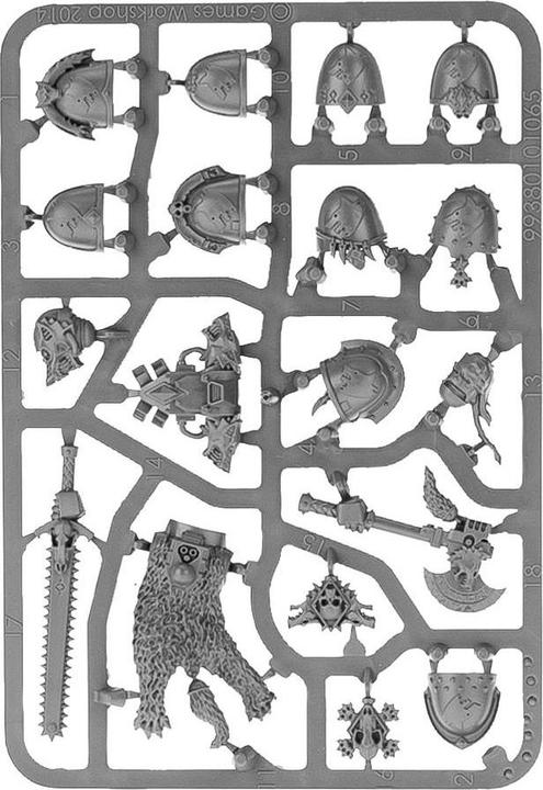 Actual product image Games Workshop Space Wolves Upgrades (Plastic)