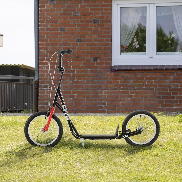 Actual product image Homcom Children's scooter with handbrake