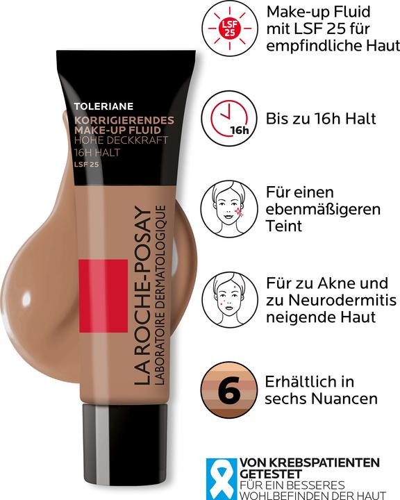 Actual product image La Roche Posay Toleriane fond de teint fluide 15 Tb 30 ml (No. 15, #bea58e)