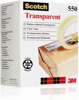 Produktbild Scotch Klebeband 550 Klebefilm 19 mm x 19 mm Transparent (19 mm)
