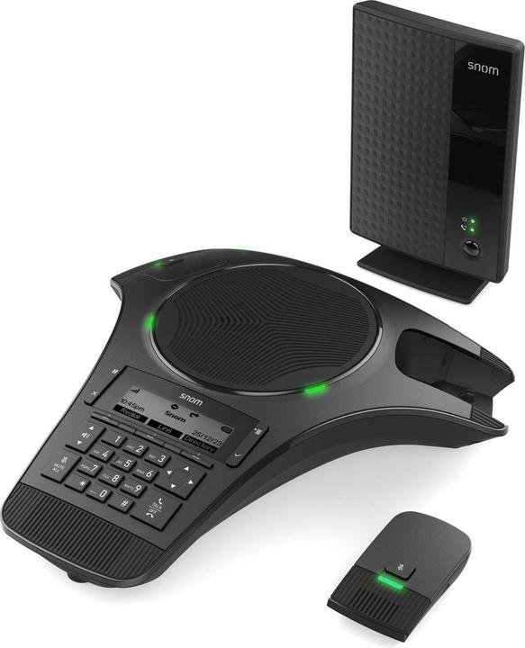 Snom C620 conference phone with 2 wireless microphones