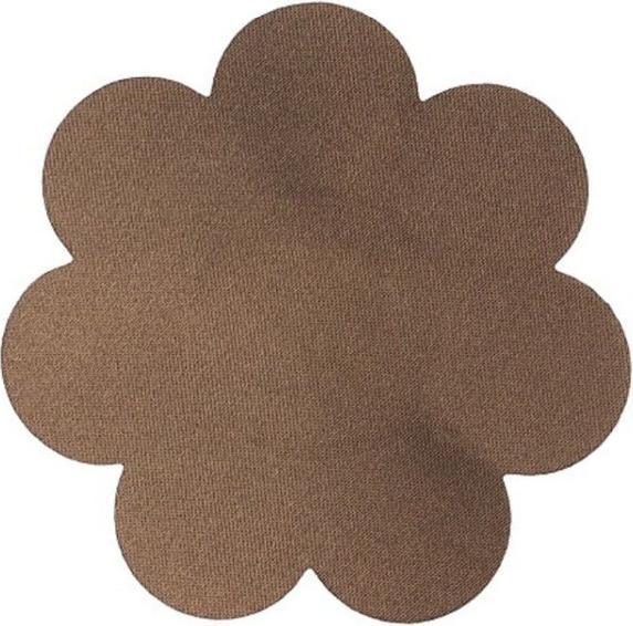 Image du produit Bye Bra Ruban De Corps 5m X 6,5 cm + 3 Paires De Cache-Tétons En Satin Marron Foncé (Une unité par pack, Taille unique)