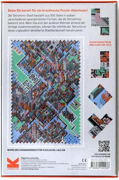 Actual product image The Tetromino City (200 pieces)