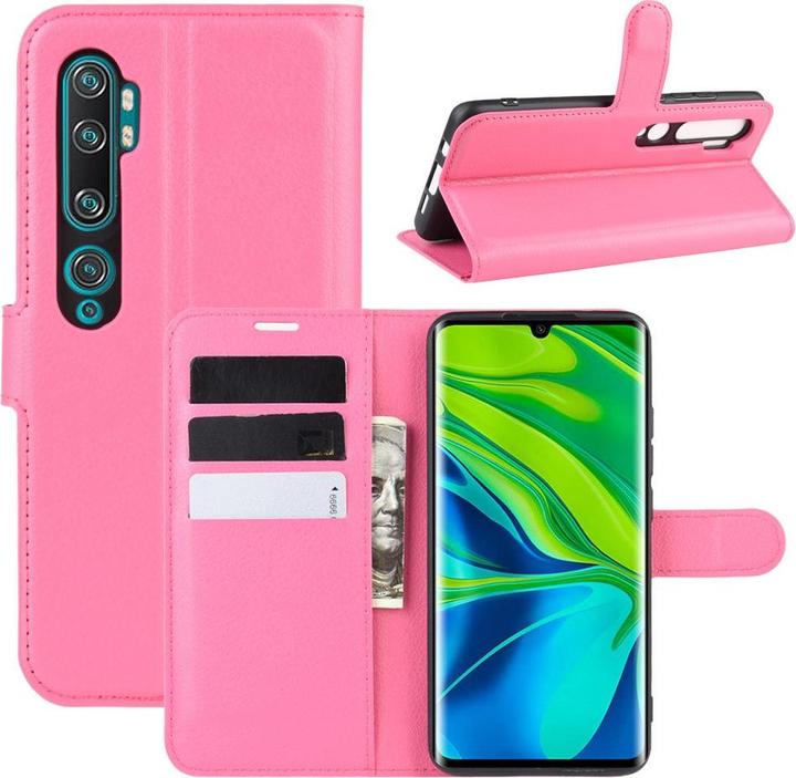 Actual product image Cover-Discount Xiaomi Mi Note 10 / 10 Pro - leather case cover pink (Xiaomi Mi Note 10, Mi Note 10 Pro)