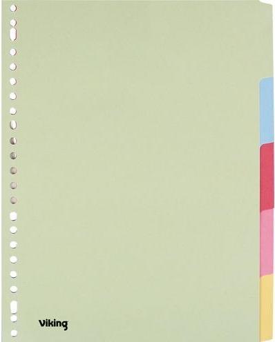 Viking Indice standard vuoto DIN A4 Colori assortiti Multicolore 5 pezzi