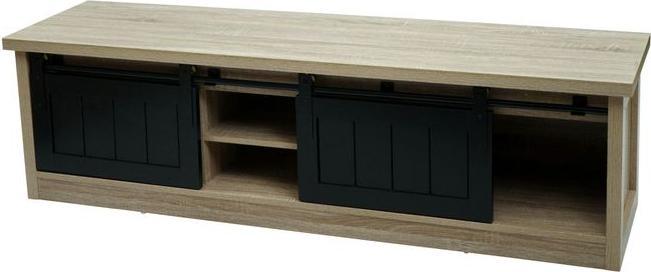 Immagine prodotto Mendler Porta TV HWC-K75, metallo industriale effetto legno 43x150x40cm, colore naturale