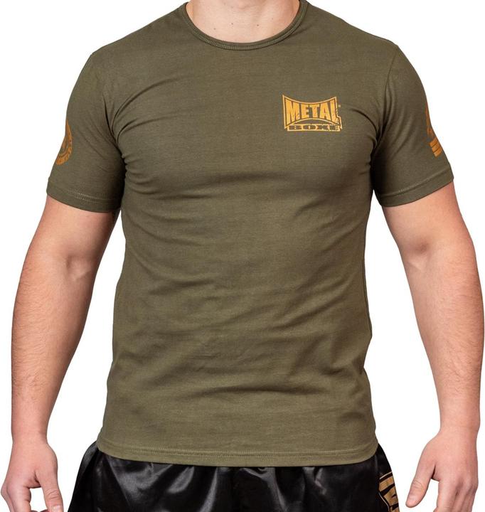 Actual product image MetalBoxe Tee Shirt Vintage Military Tl (L)