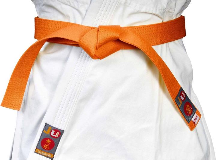 Actual product image Ju-Sports Budo belt orange