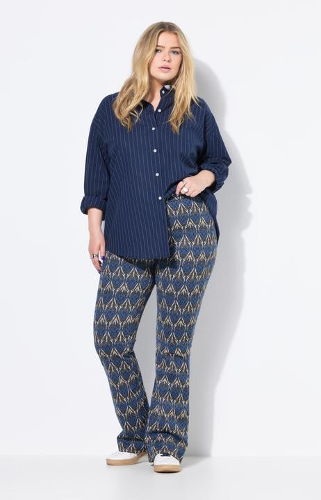 Immagine prodotto Studio Untold Pantaloni con taglio scampanato, jacquard e glitter (56)