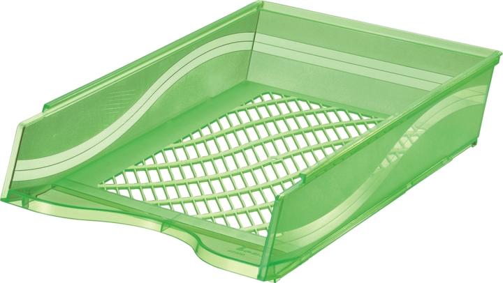 Actual product image Bene Letter tray green-transparent (A4)