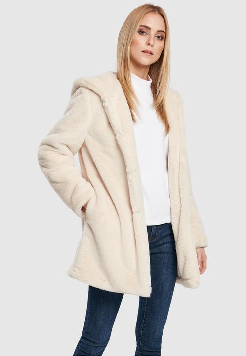 Image du produit Urban Classics Ladies Hooded Teddy Coat (4XL)