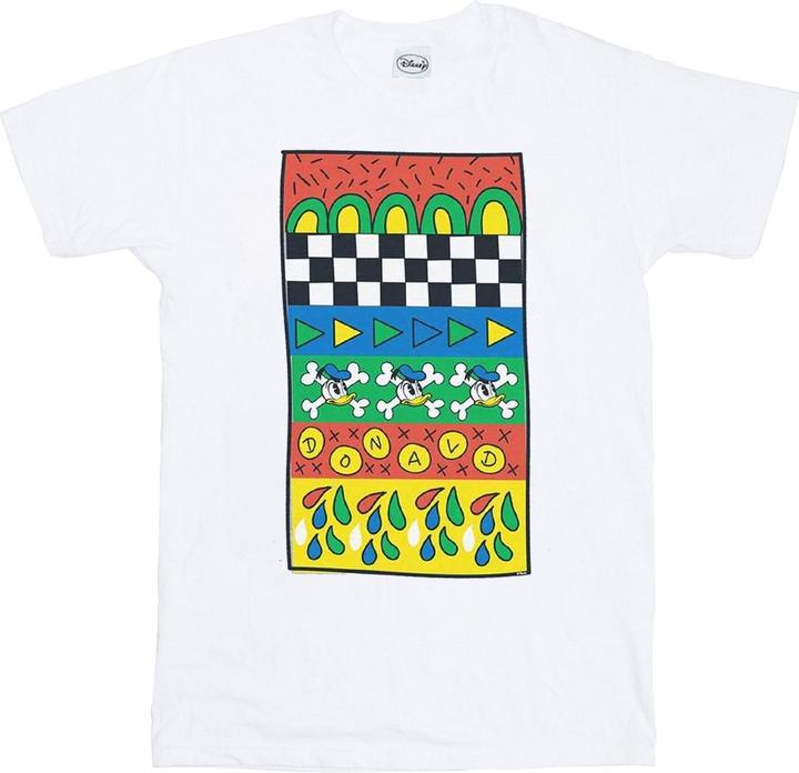 Disney Donald Duck Vintage Pattern TShirt (S)