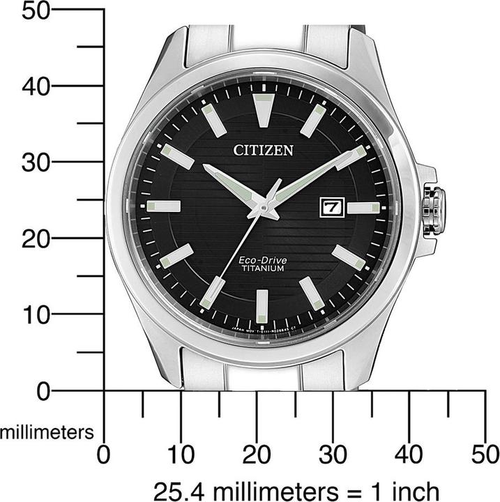 Actual product image Citizen Eco-Drive Super Titanium7470-84E (M) (Analogue wristwatch, 43 mm)