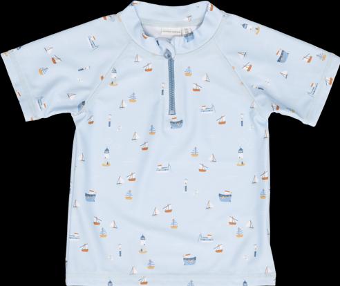 Little Dutch Schwimm T-Shirt kurzärmlig Sailors Bay Blue - 62/68 (62)