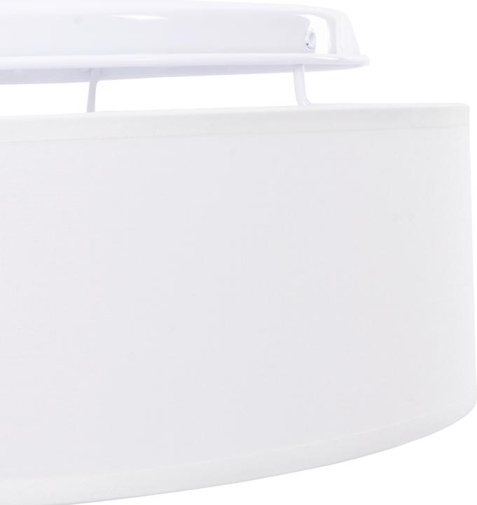 Produktbild VidaXL Deckenleuchten Einbaumontage Weiss Ø 30 cm Stoff E27 (E27)
