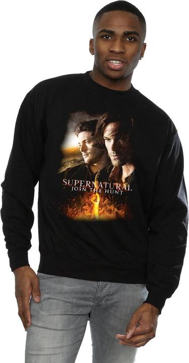 Immagine prodotto Supernatural Flaming Poster Felpa Uomo (L)