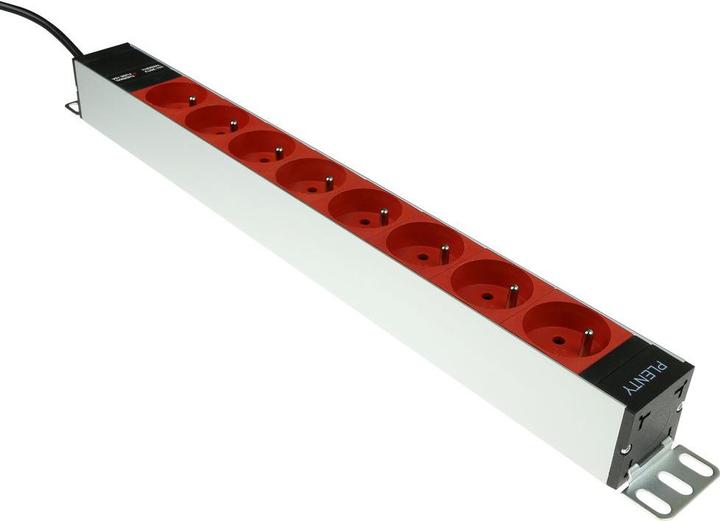 Produktbild Plenty PDU met C14 UPS Steker en 8 x Type E (Belgium) outlets