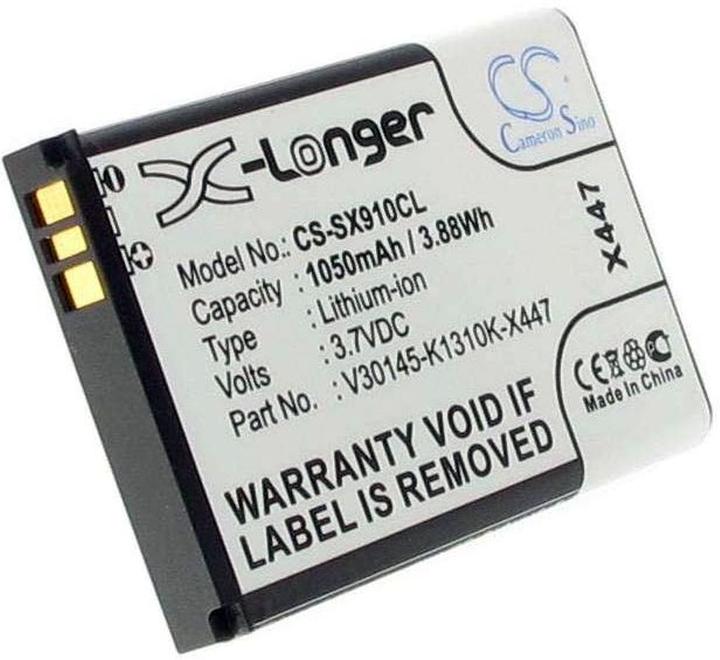 Image du produit NoName Batterie pour Siemens V30145-K1310K-X447, Gigaset SL910 etc. 1050mAh, 3.7V