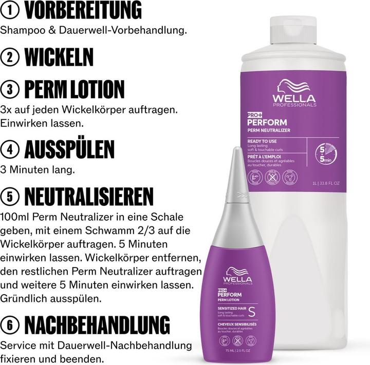 Produktbild Wella Pro+ PERFORM Perm Neutralizer (Haarcreme, 1000 ml)