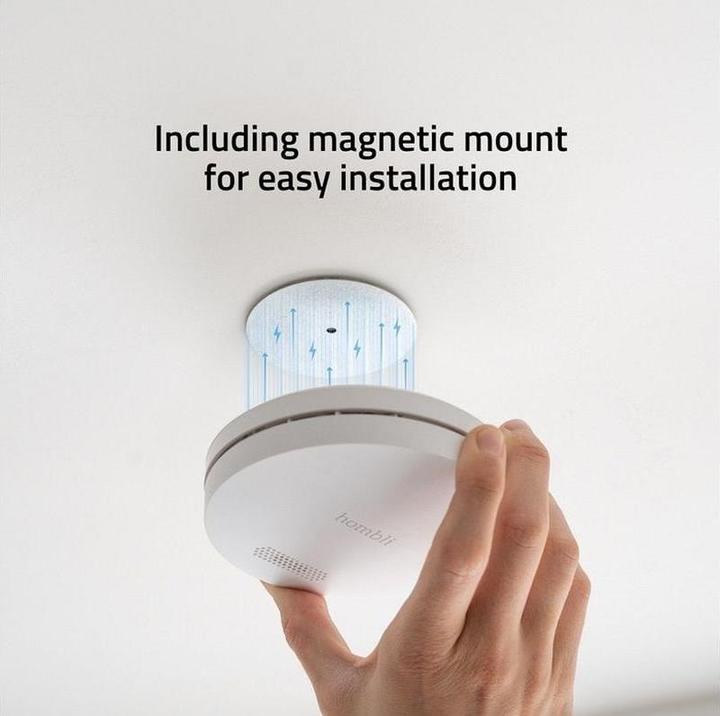 Actual product image Hombli Smart Smoke Detector