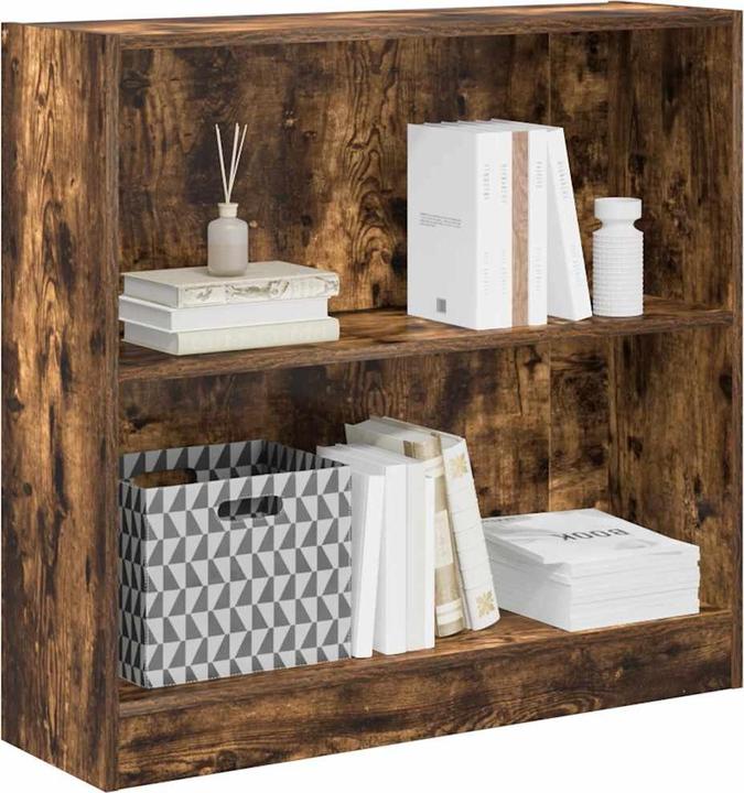 Immagine prodotto VidaXL Bücherregal Regal Standregal Büroregal Aufbewahrungsregal Räuchereiche (80 x 24 x 76 cm)