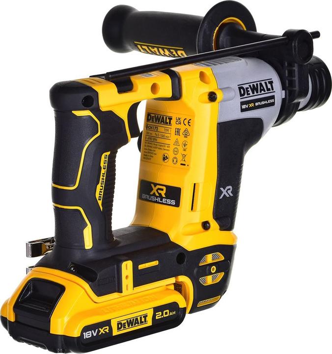 Actual product image DeWalt SDS + HAMMER 18V 1.4J 2F 2x2.0Ah DCH172D2 (Rechargeable battery operated)