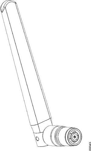 Produktbild Cisco AIR-ANT2524DW-RS= Netzwerk-Antenne Omnidirektionale Antenne RP-TNC 4 dBi (5G)