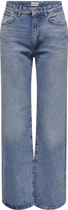 Only ONLJUICY Hohe Taille Weiter Beinschnitt Jeans Jeans mit weitem Bein (W32/L32)