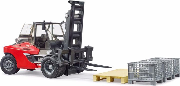 Actual product image Bruder Linde forklift with pallet