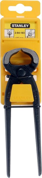Produktbild Stanley Kantenzange (180 mm Länge, hochwertiger Stahl, geschliffene Backen und Schneiden, ISO 9243/D (180 mm)