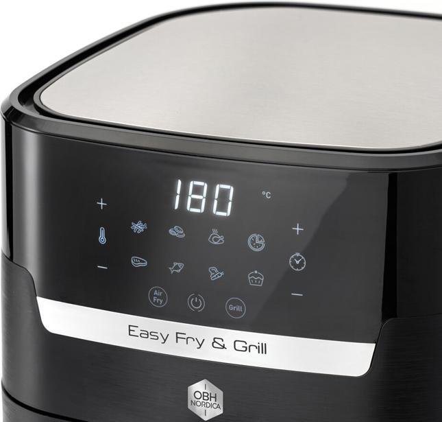 Immagine prodotto OBH Nordica AG5058S0 Friggitrice Singola 4,5 L Stand-alone Friggitrice ad aria calda Nero