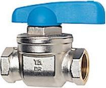 Actual product image Imi Hydronic Engineering TA900 Ball valve 1" blue handle