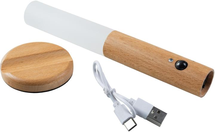 Image du produit FTM Wandleuchte mit Lichtsensor, Hellbraun, 2 Stk. (90 lm, IP20)