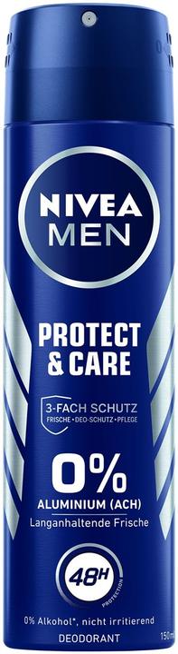 NIVEA MEN Deo Spray Protect & Care Male 150 ml (Spray, 150 ml)