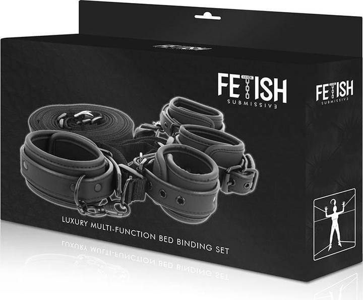 Actual product image Fetish submissive Bondage Set for Arms and Legs "Cuff And Tether