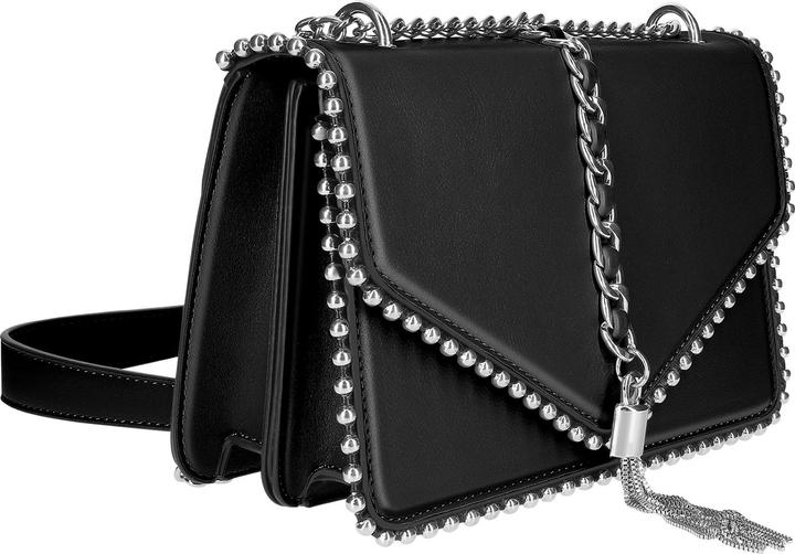 Actual product image Gallantry Trendy handbag with metal chain handle