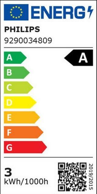 Etichetta energetica Philips Led Cla (E14, 2.30 W, 485 lm, 1 x, A)