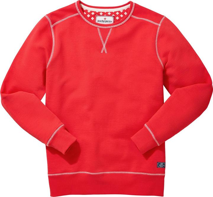 Actual product image Joe Browns Casual Contrast Stitch Sweatshirt (L)