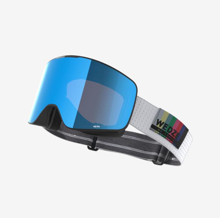 Produktbild Wedze Skibrille Snowboardbrille Erwachsene Allwetter - G 900 HD CYL weiss