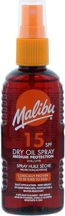 Produktbild Malibu Sun SPF 15 Non-Greasy Dry Oil Spray for Tanning Medium Protection Water Resistant 100ml (Sonnenspray, SPF 15, 100 ml)