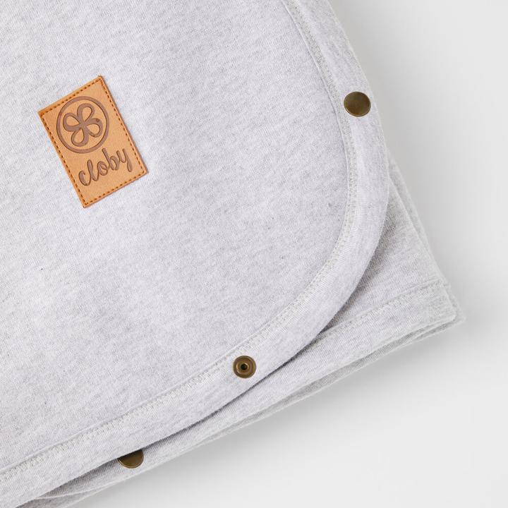 Actual product image Cloby Teddy Blanket Blanket Grey (95 x 75 cm)
